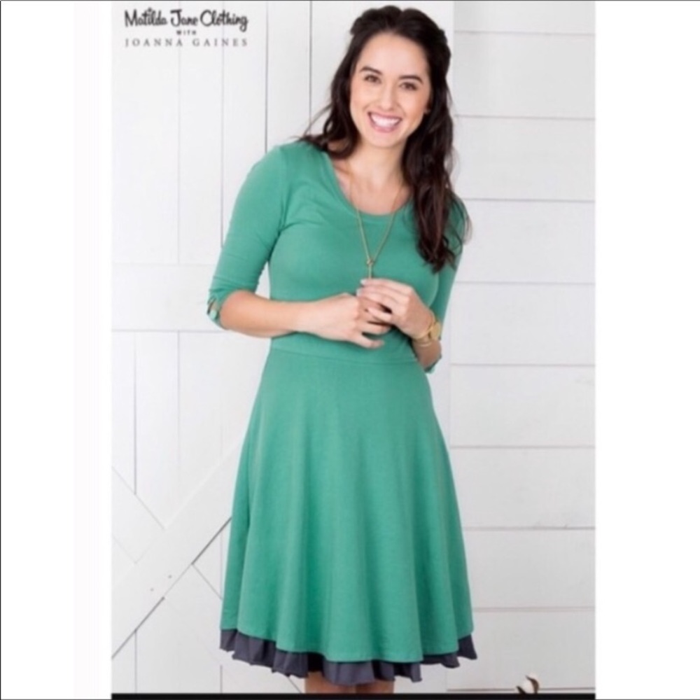 Matilda Jane for Joanna Gaines green dress size XS
